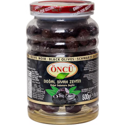 ONCU Schwarze Oliven L-XL 500g